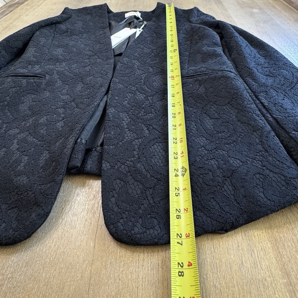 New Toy G Italy Black Lace Jacket Tailored Blazer Size 6‎ US $406 - Picture 6 of 16